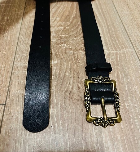 American Retro Retro bronz tokalı bayan kemer
