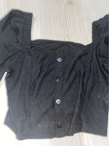 m Beden siyah crop