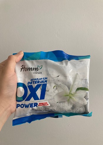 Homm Clean Beyazlar İçin Oxi Power Toz Deterjan