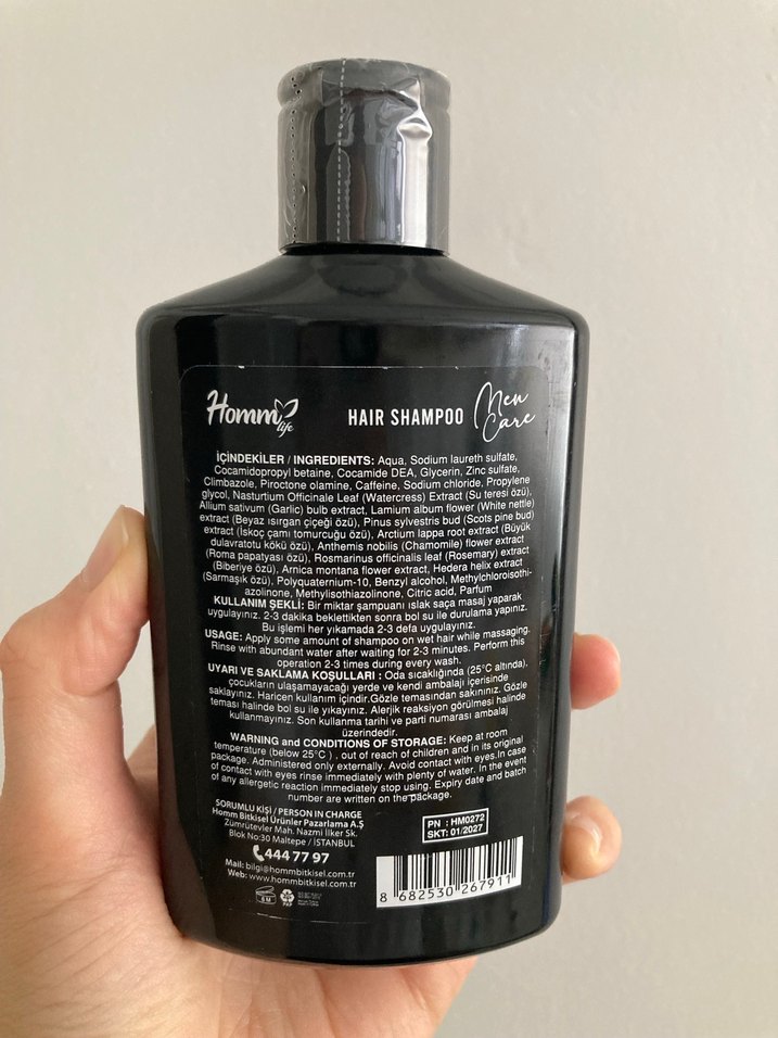 Homm Saç Şampuanı 250 ml - Görsel 2