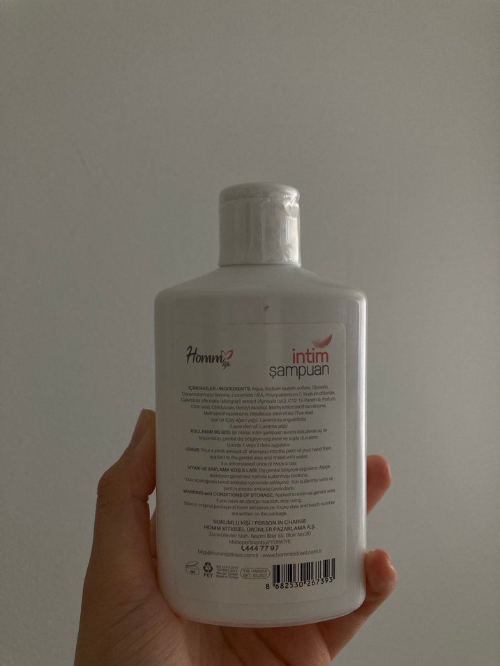 Homm Intim Şampuan 250 ml - Görsel 2