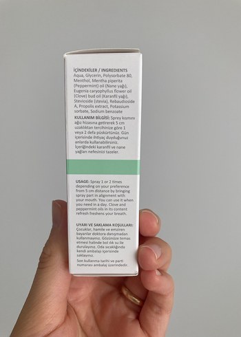 Homm Nefes Tazeliyici  Sprey - Görsel 2