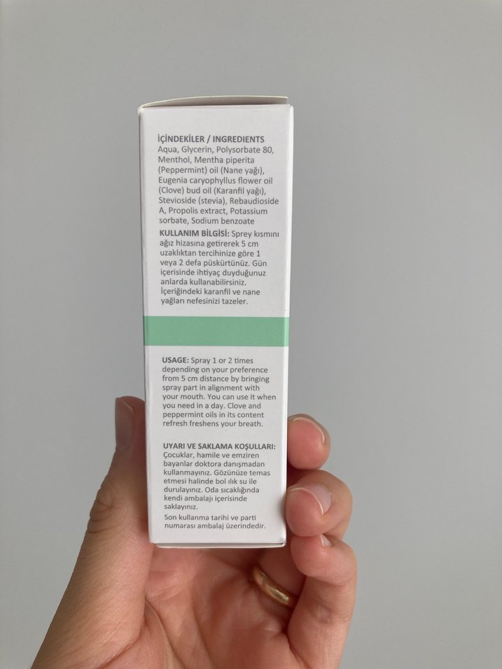 Homm Nefes Tazeliyici  Sprey - Görsel 2