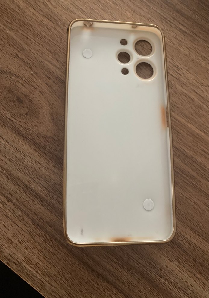 Beyaz Zincir Detaylı Bohem Telefon Kılıfı Redmi 12 - Görsel 5