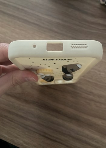 Bej Bohem Düğmeli Telefon Kılıfı Redmi 12 - Görsel 4