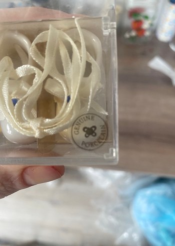 Russ Berrie Porselen - Mavi Safir Ay Bebek Ayakkabıları - Görsel 2