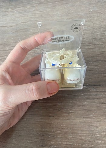 Russ Berrie Porselen - Mavi Safir Ay Bebek Ayakkabıları - Görsel 4