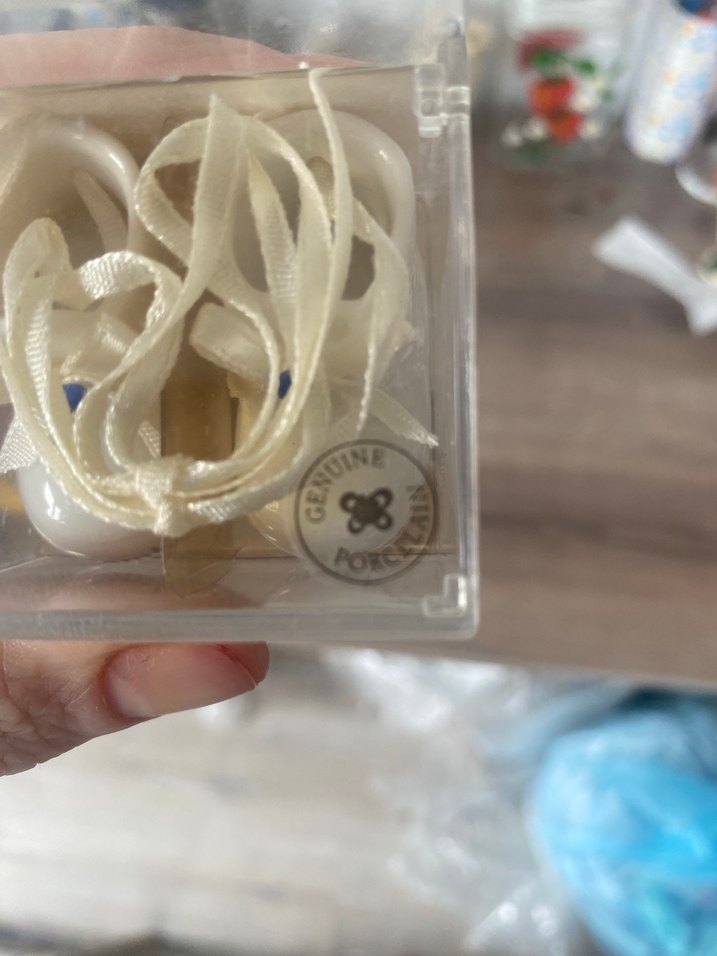 Russ Berrie Porselen - Mavi Safir Ay Bebek Ayakkabıları - Görsel 2