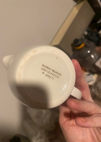 Vintage Beyaz Porselen Sosluk ve Tabak karışık set - Görsel 8