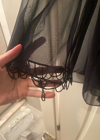 Vatkalı abiye üst - Görsel 10