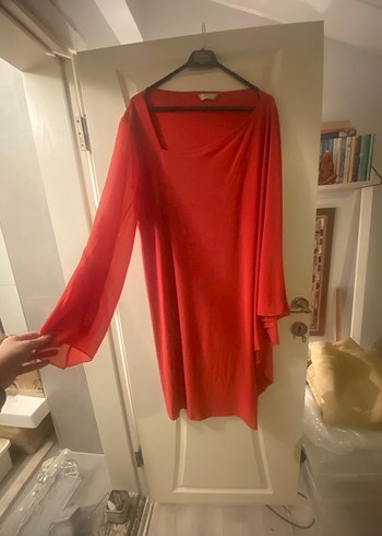 Nar çiçeği abiye elbise - Görsel 4