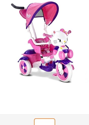 Baby Hope Ketty Pembe Üç Tekerlekli Bisiklet - Görsel 2