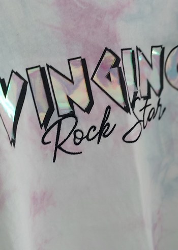 Diğer Kızlar için Yumuşak Pamuklu Tie-Dye Tişört