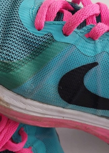 36 Beden pembe Renk Renkli Bağcıklı Nike Spor Ayakkabı