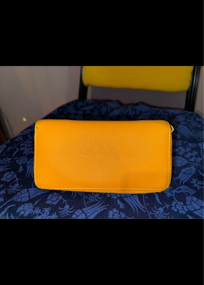 Hardal rengi sıfır cüzdan - Görsel 2