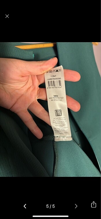 AdL Yeşil Kalem Elbise - Görsel 5