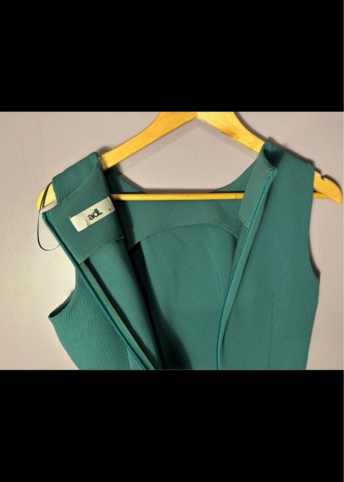 AdL Yeşil Kalem Elbise - Görsel 3