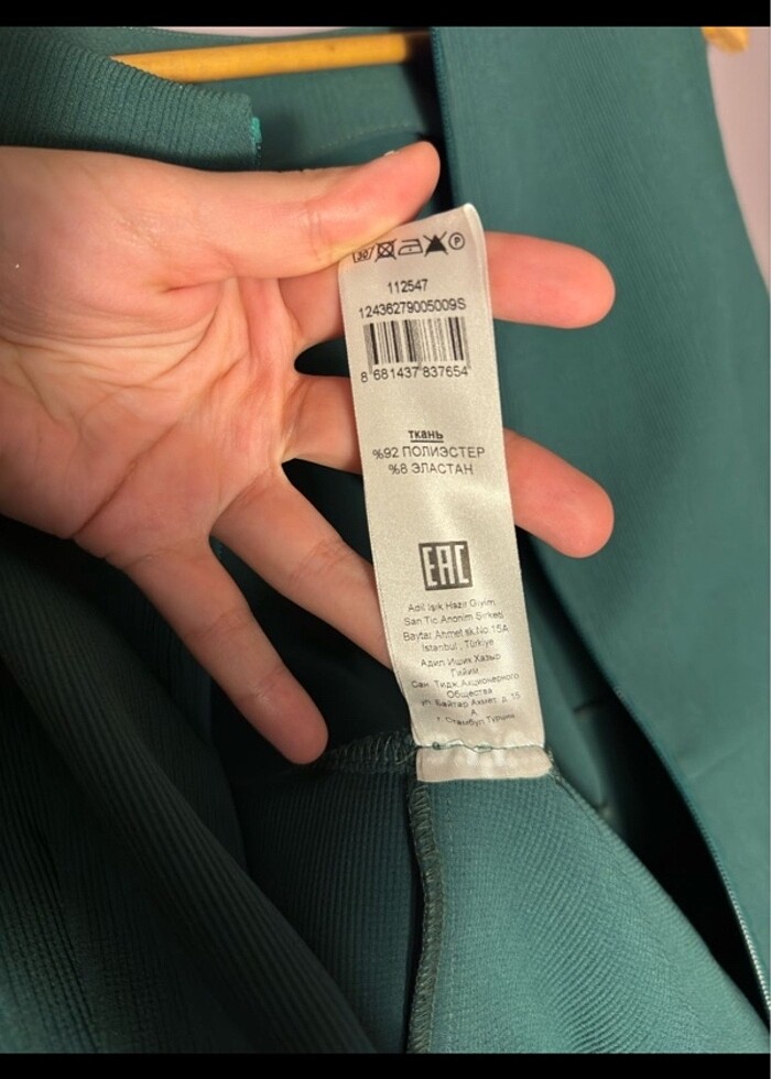 AdL Yeşil Kalem Elbise - Görsel 5