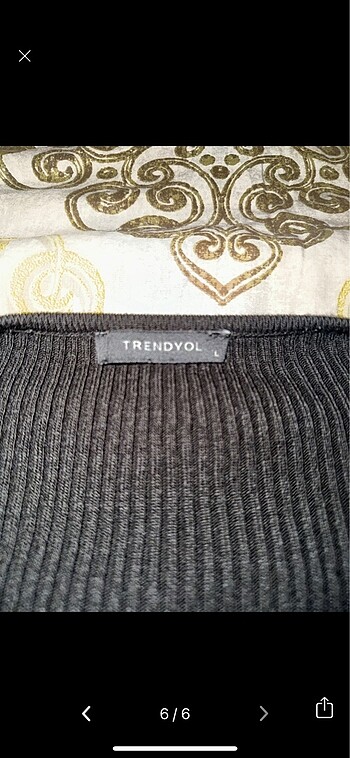 Trendyol Fitilli Asimetrik Kışlık triko örme Elbise - Görsel 6