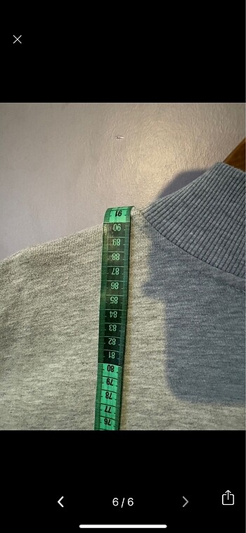 Pull&Bear Gri half zipper spor tunik elbise - Görsel 6