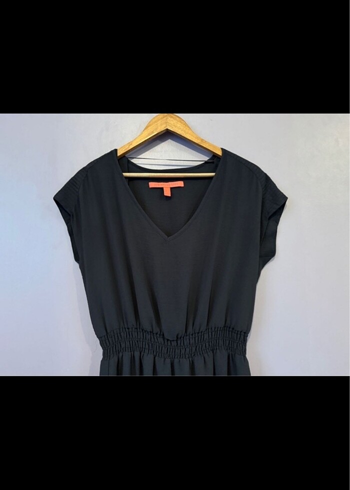 Mango yazlık mini antrasit elbise - Görsel 2