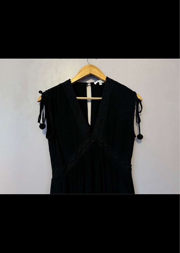 Uzun güpürlü elbise - Görsel 4