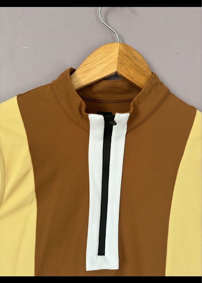 Fermuarlı Kolsuz Brax Lab Bluz - Görsel 3