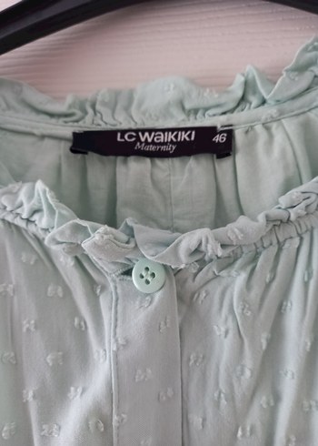 LC Waikiki Nil yesili Kadın Uzun Elbise