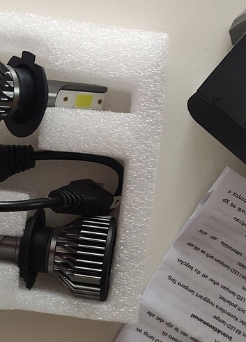 Beden H7 Xenon zenon far LED soğutmalı şimşek etkili