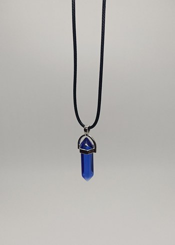 Mavi Gotik Midi Kolye - Görsel 4