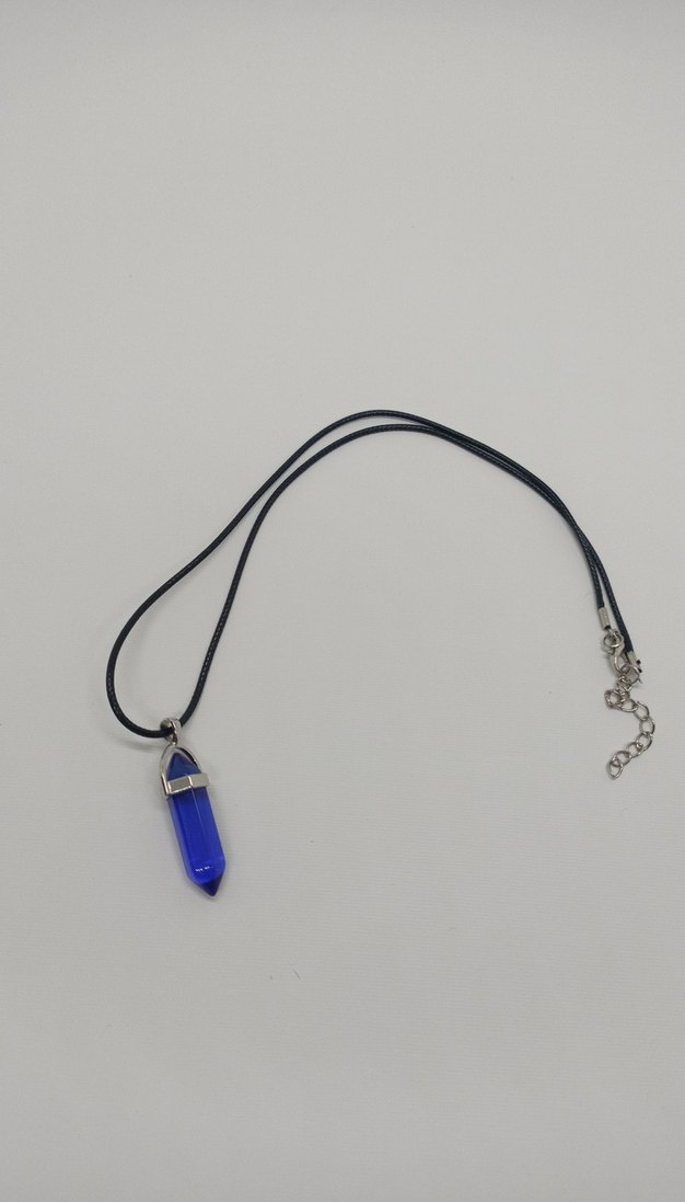 Mavi Gotik Midi Kolye - Görsel 3