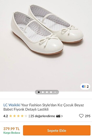 LC Waikiki Lc wakiki Kız çocuk beyaz ayakkabı