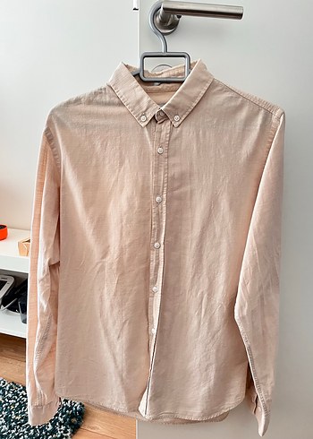 Jack&Jones Bej Keten Gömlek