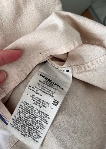 Diğer Jack&Jones Bej Keten Gömlek