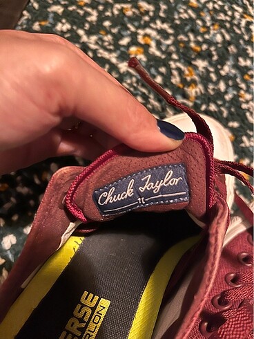 37 Beden bordo Renk Converse all star
