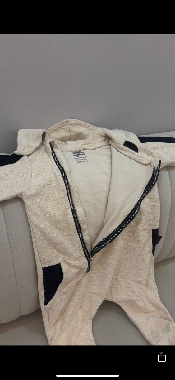 Fermuarlı Bebek Erkek Tulum - Görsel 4