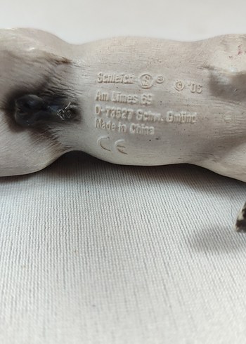  Beden Renk Schliech şaha kalkmış beyaz ve gri At Figürü