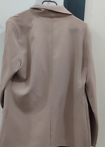 Trendyol & Milla Bej Kadın Düğmeli Midi Blazer