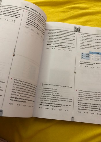Beden Renk TYT Yeni Tarz Problemler Soru Bankası