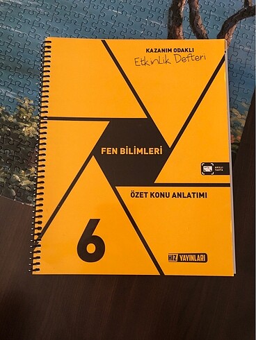  6. Sınıf fen bilimleri akıllı defter hız yayınları