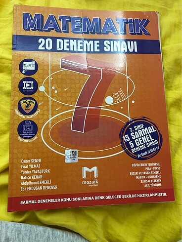 7. Sınıf matematik mozaik yayınları