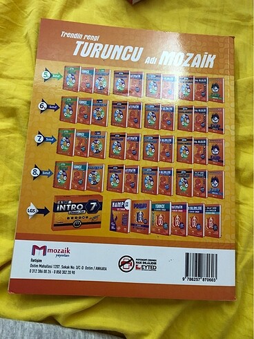 Beden Renk 7. Sınıf matematik mozaik yayınları