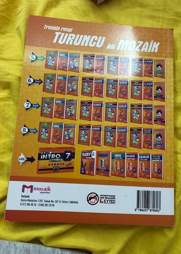 7. Sınıf matematik mozaik yayınları - Görsel 3