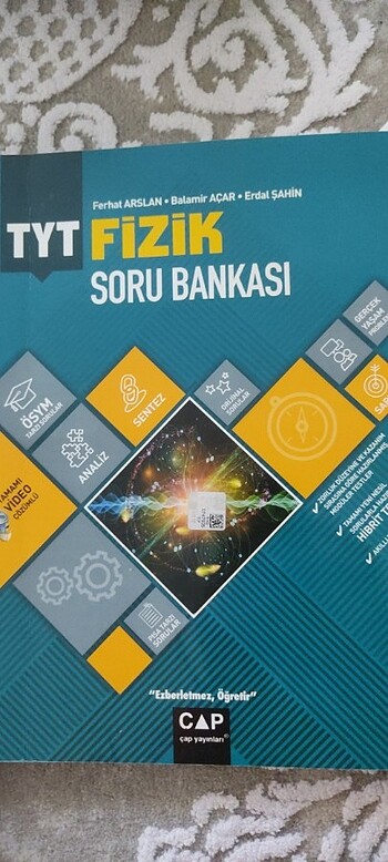 Tyt fizik soru Bankası cap yayınları 