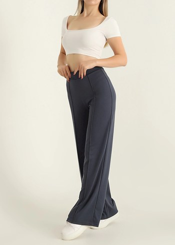 Oysho bol kesim çımalı eşofman altı laci-antrasit arası - Görsel 2