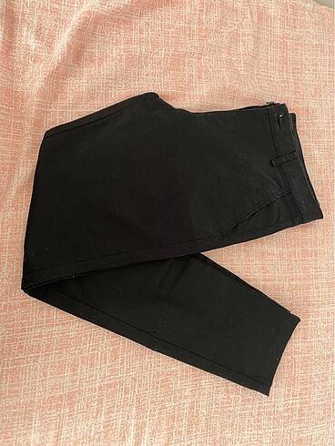 Siyah Keten Erkek Pantolon