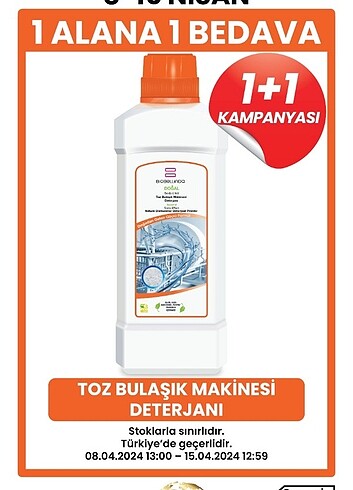 Biobellinda bulaşık makine deterjani