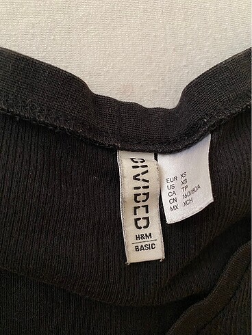 xs Beden Siyah crop