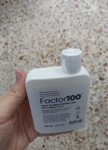  Beden Factor100 güneş kremi