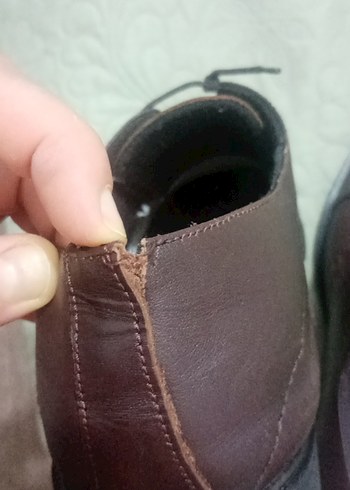 Erkek Klasik Kahverengi Deri Bağcıklı Ayakkabı - Görsel 4